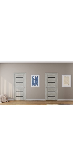Двері міжкімнатні DOORS Smart С026 G Дуб шале (ПВХ), 600x2000. Номер 2
