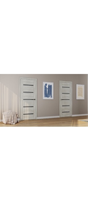 Двері міжкімнатні DOORS Smart С026 G Дуб шале (ПВХ), 600x2000. Номер 3