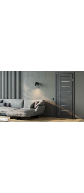 Двері міжкімнатні DOORS Smart С067 G Дуб магма (екошпон), 600x2000. Номер 2