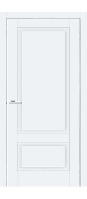 Двері міжкімнатні DOORS Neo N02 B Емаліт білий (ПВХ), 600x2000. Номер 0