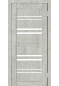 Двері міжкімнатні DOORS Smart С017 G Бетон світлий (ПВХ), 600x2000
