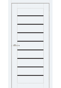 Двері міжкімнатні DOORS Smart С018 BG Емаліт білий (ПВХ), 600x2000