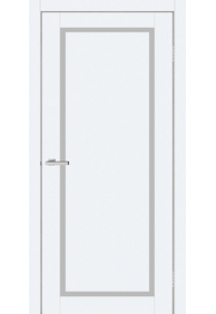 Двері міжкімнатні DOORS Смарт С090G Емаліт білий (ПВХ), 600x2000