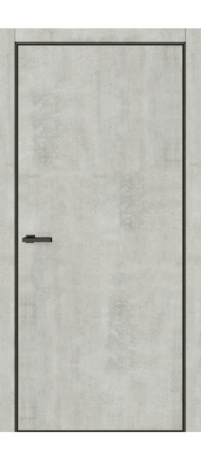 Двері міжкімнатні DOORS Smart TRENTO 01 Бетон світлий (ПВХ), 600x2000. Номер 0