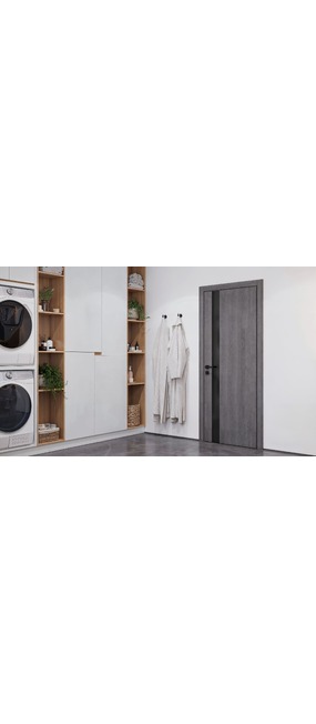 Двері міжкімнатні DOORS Smart TRENTO 03BG Дуб суво (ПВХ), 600x2000. Номер 3