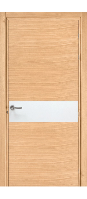 Двері міжкімнатні FADO Plato 1310 (лакобель RAL 9003) _дуб італійський_, 580x2010. Номер 0
