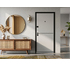Двері вхідні HYGGE Apart 100 Line Антрацит пісок/Білий супермат, 860x2050 R. Номер 2