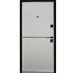 Двері вхідні HYGGE Apart 100 Line Антрацит пісок/Білий супермат, 860x2050 R. Номер 1