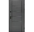 Двері вхідні HYGGE Apart 100 Line Антрацит пісок/Білий супермат, 860x2050 R. Номер 0