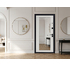 Двері вхідні HYGGE Apart 120 Mirror Чорний мат/Білий супермат, 860x2050 R. Номер 2