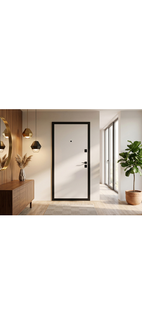 Двері вхідні HYGGE Apart 100 Harmony Дуб катанія/Білий супермат, 860x2050 R. Номер 2