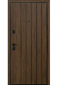 Двері вхідні HYGGE Apart 100 Harmony Дуб катанія/Білий супермат, 860x2050 R
