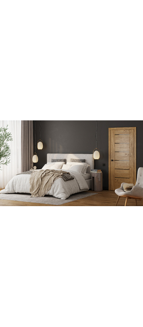 Двері міжкімнатні HYGGE ARVIKA Midia BG Catanya Oak, 595x2030. Номер 2