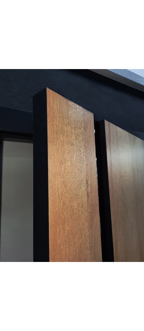 Двері міжкімнатні HYGGE ARVIKA Baldur (чорний торець полотна) Oak Grand Premium, 595x2000. Номер 1