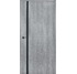 Двері міжкімнатні HYGGE ARVIKA Eris Black Line (чорний торець полотна) Grey Oak, 595x2030. Номер 0