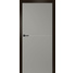 Двері міжкімнатні HYGGE ARVIKA Eris LUX (чорний торець полотна) Gray CPL, 595x2000. Номер 0
