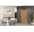 Двері міжкімнатні HYGGE ARVIKA Eris LUX (чорний торець полотна) Oak Grand Premium, 595x2000. Номер 1
