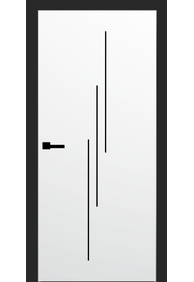 Двері міжкімнатні HYGGE Balance Eris Line 01 White Premium PP, 600x2000