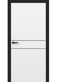 Двері міжкімнатні HYGGE Balance Eris Line 02 White Premium PP, 600x2000
