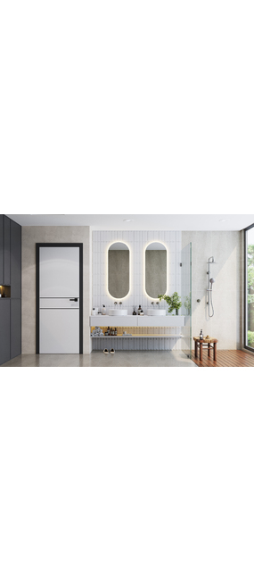 Двері міжкімнатні HYGGE Balance Eris Line 02 White Premium PP, 600x2000. Номер 2