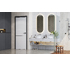 Двері міжкімнатні HYGGE Balance Eris Line 02 White Premium PP, 600x2000. Номер 1