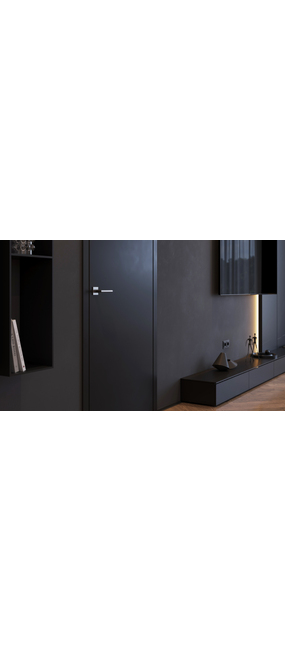 Двері міжкімнатні HYGGE Balance Basic Nero PP, 600x2000. Номер 3