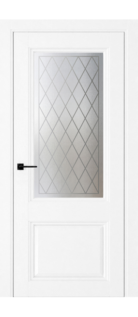 Двері міжкімнатні HYGGE ESSENCE 408 G Білий мат PP, 600x2000. Номер 0