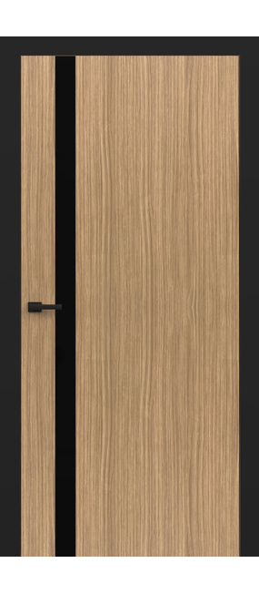 Двері міжкімнатні HYGGE Balance Glass Nature Oak CPL, 600x2000. Номер 0