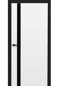 Двері міжкімнатні HYGGE Balance Glass White Premium PP, 600x2000