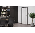 Двері міжкімнатні HYGGE Balance Glass White Premium PP, 600x2000. Номер 3
