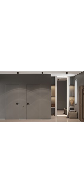 Двері прихованого монтажу HYGGE PORTE (грунтівка: Білий), 972х2036. Номер 7