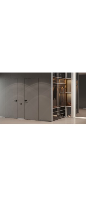 Двері прихованого монтажу HYGGE PORTE (грунтівка: Білий), 972х2036. Номер 5