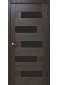 Двері міжкімнатні OMiC 5-й елемент Доміно ЧС (пвх: Венге), 600x2000