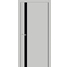 Двері міжкімнатні OMiC FLAT 02B (чорне скло) Онікс, 600x2000. Номер 0