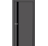Двері міжкімнатні OMiC FLAT 02B (чорне скло) Турмалін, 600x2000. Номер 0