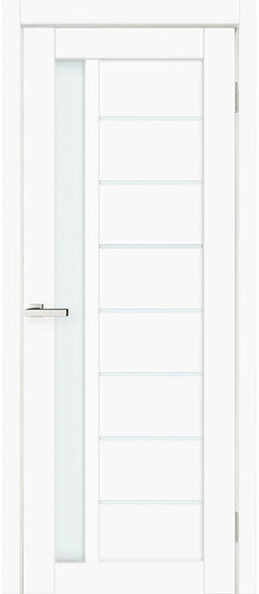 Двері міжкімнатні OMiC CORTEX DECO 09 ПО (Silk Matt: Білий), 600x2000. Номер 0