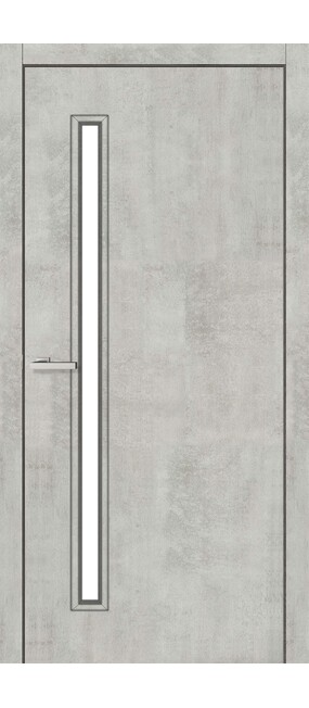 Двері міжкімнатні OMiC Техно Т01 (пвх: Цемент), 600x2000. Номер 0