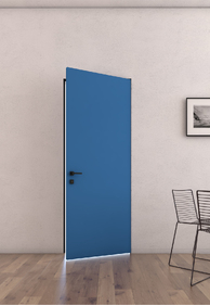 Двері прихованого монтажу Porta Nova Filomuro 45 lite Ral/Ral або Ral/ґрунт без торця Кольори RAL, 680x2050