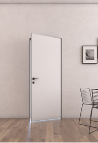 Двері прихованого монтажу Porta Nova Filomuro 45 з торцем 680x2050