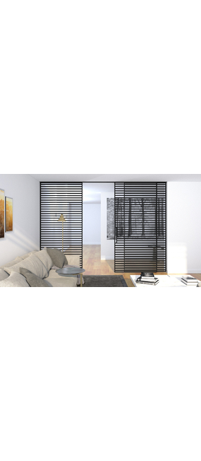Перегородка Sliding Doors London Порошкове покриття, 3000x2700. Номер 1