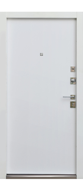 Двері вхідні Straj Berez Lux Porte Мармур темний/Білий сатин, 850x2040 R. Номер 1