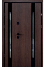 Двері вхідні Straj Berez Street Slim P Double Дуб 23/Білий атлас, 1220x2050 R