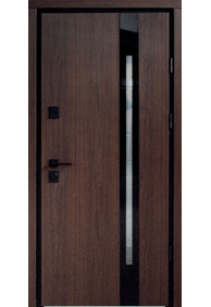 Двері вхідні Straj Berez Street Slim P Дуб 23/Білий атлас, 870х2050 R
