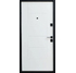 Двері вхідні Straj Lux Parallel Бетон темний/Білий матовий, 850x2040 R. Номер 1