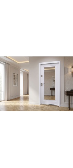 Двері вхідні Straj Berez Plus Dream Standard Kale Monsoon Wood Soft-touch/White Shagreen, 850x2040 R. Номер 2