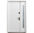 Двері вхідні Straj Proof Standard Mottura 1.5 Rio S Loft Дуб темний/Білий атлас, 1220x2050 R. Номер 1