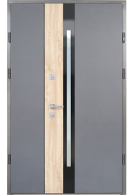 Двері вхідні Straj Proof 1.5 Slim S *PF венге світлий DL*, 1220x2050