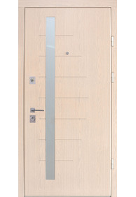 Двері вхідні Straj Delta (Glass) *Горіх темний*, 950x2040