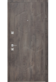 Двері вхідні Straj Emerald ND *Горіх темний*, 950x2040