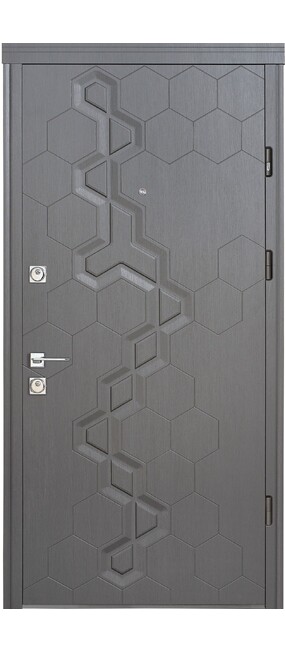 Двері вхідні Straj Inflex *Дуб шале графіт*, 850x2040. Номер 0